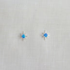 Aros Estrella Polar Ópalo Plata 925