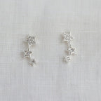 Aros Estrellas Plata 925