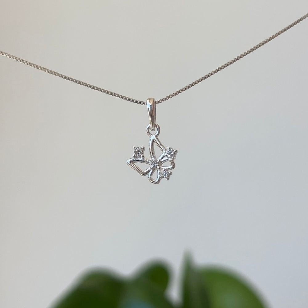 Collar Mariposa Mágica Plata 925