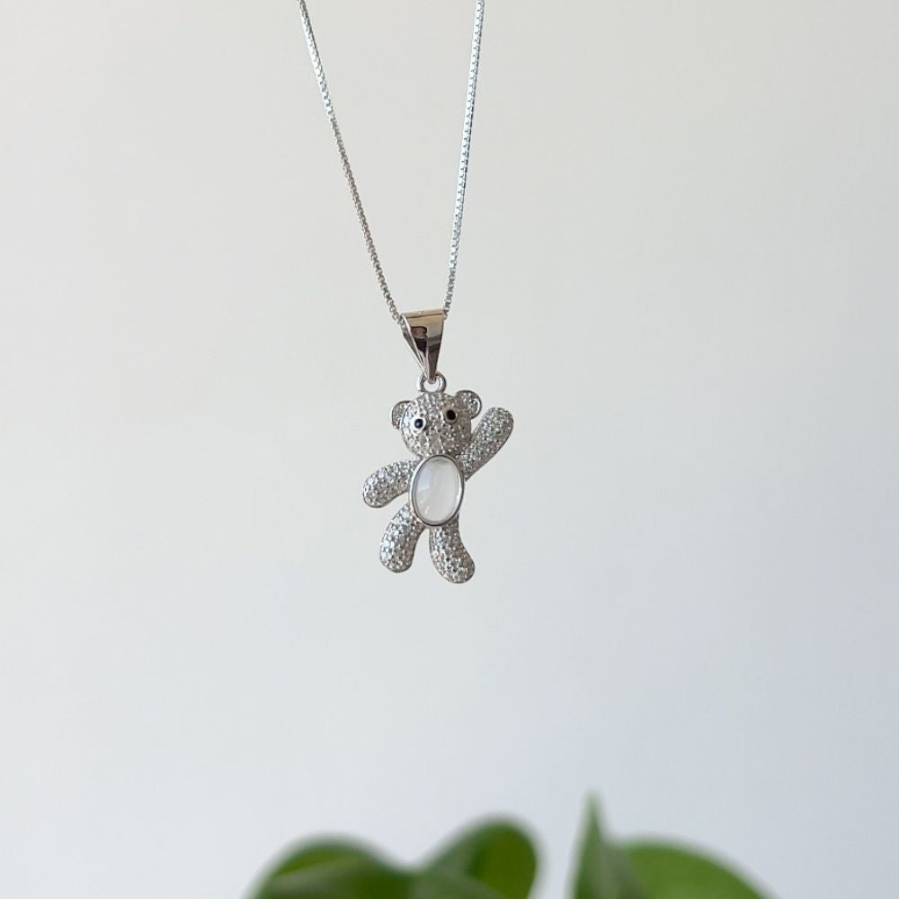 Collar Osito Plata 925
