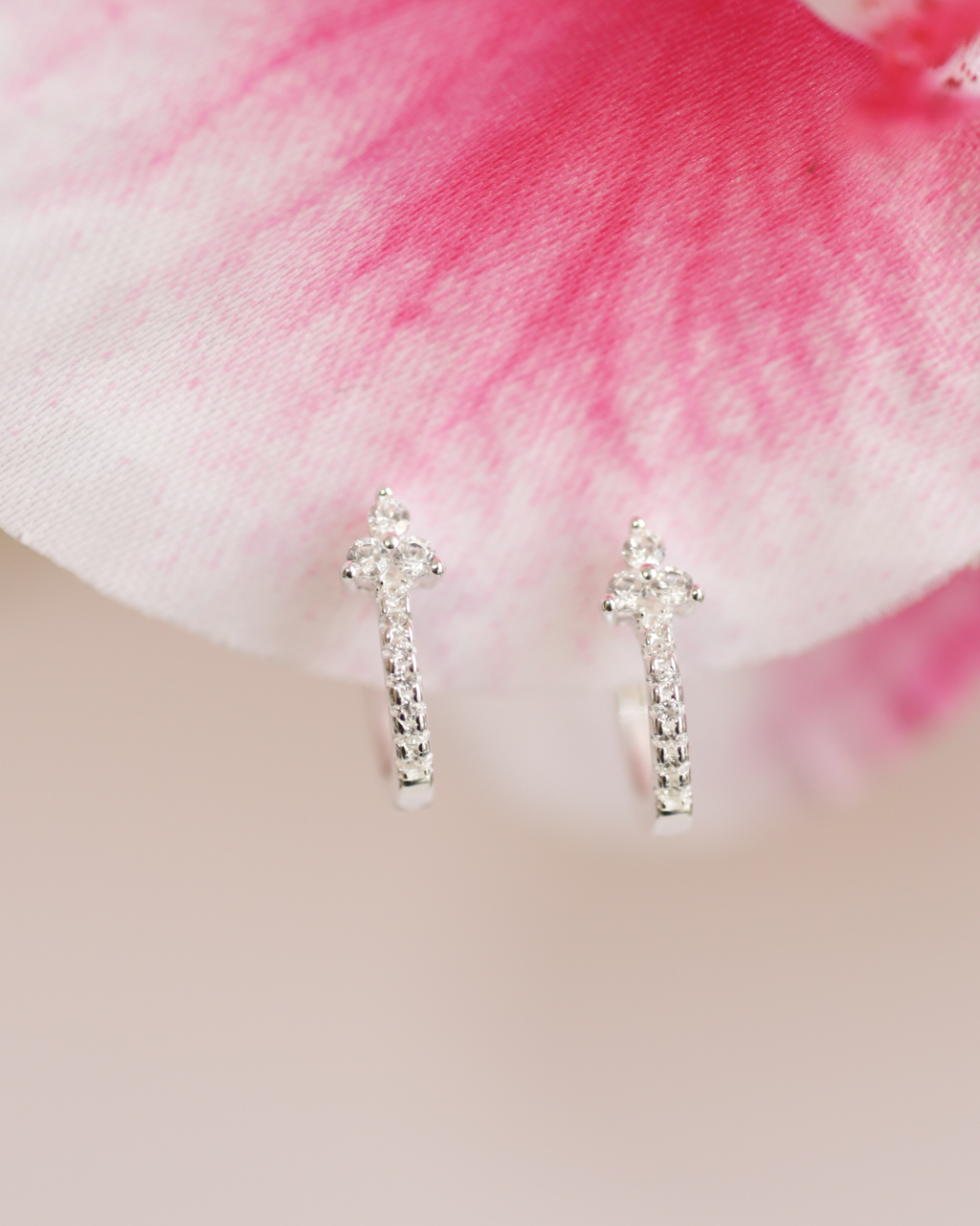 Argollas Flor Mini 10mm