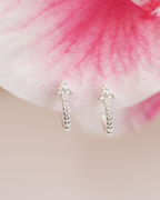 Argollas Flor Mini 10mm