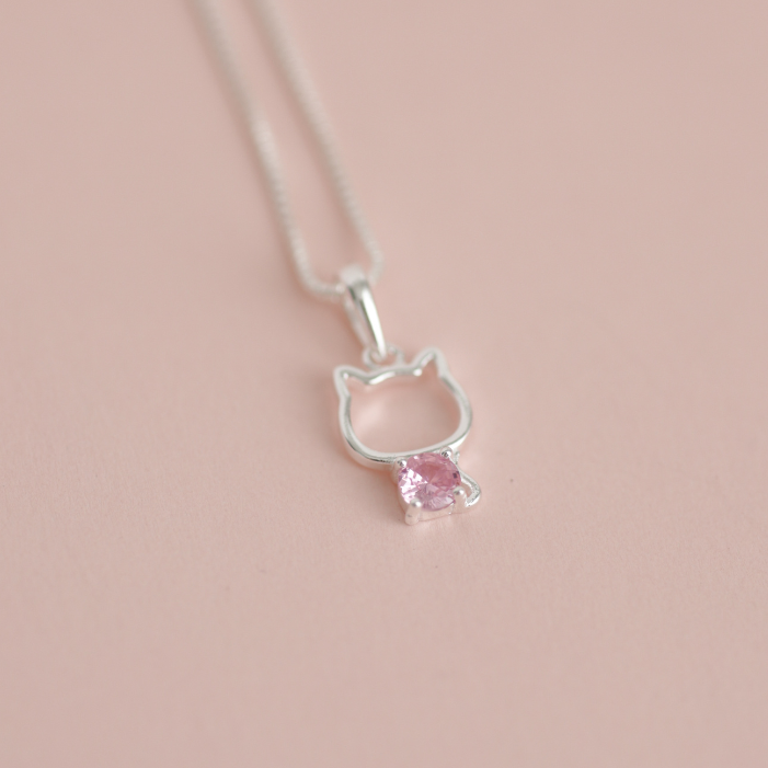 Collar Gatito Rosado