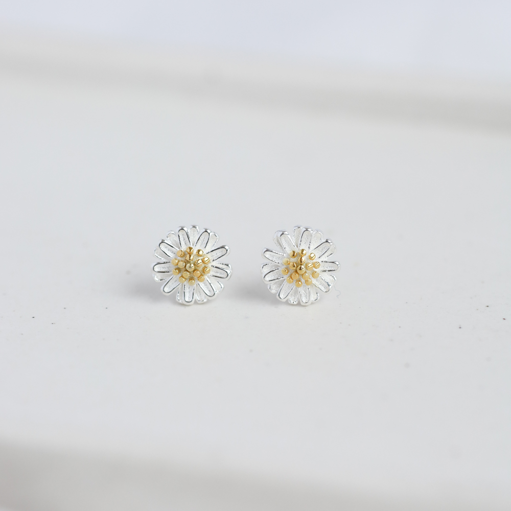 Aros Margarita Plata 925