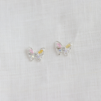 Aros Mariposa Rosados