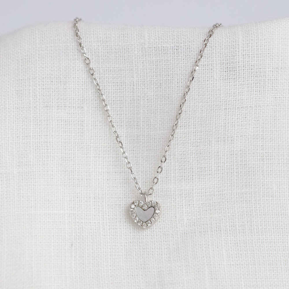 Collar Corazon Mini Plata 925