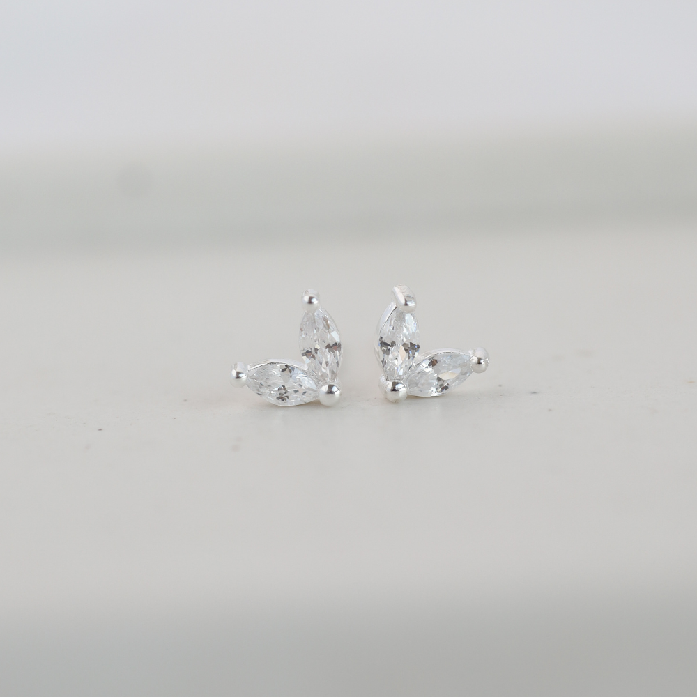 Aros Hojita Plata 925