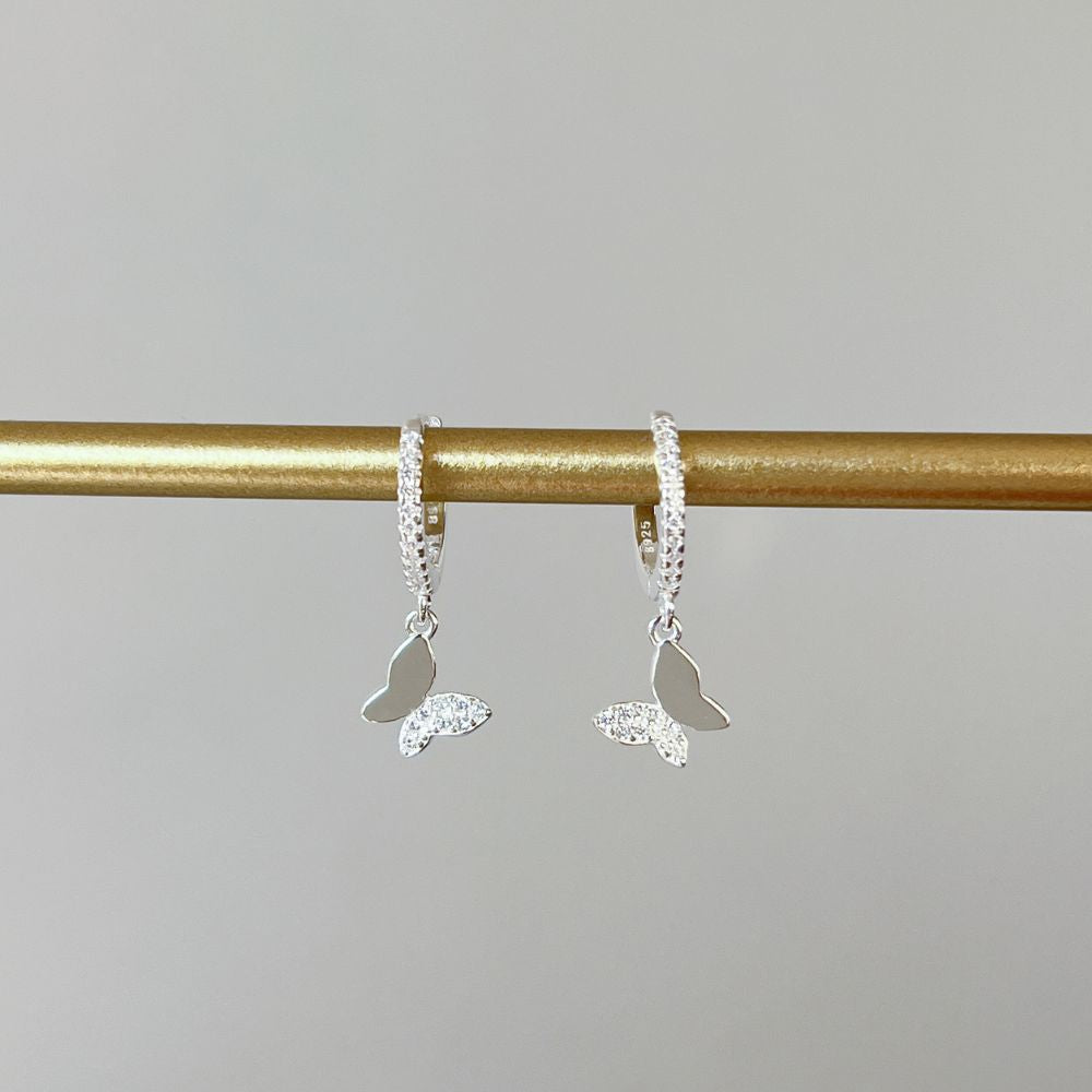 Argollas Huggies Mariposa 11mm