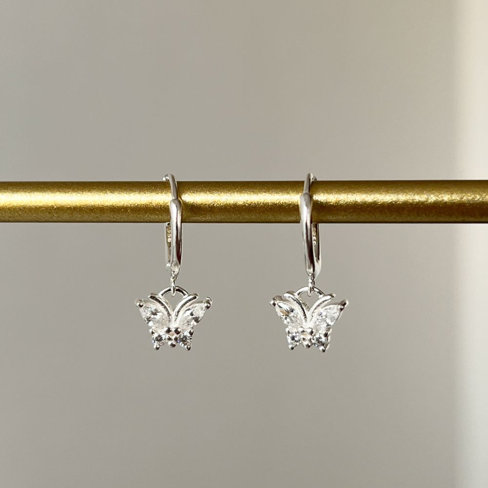 Argollas Huggies Mariposa 11mm