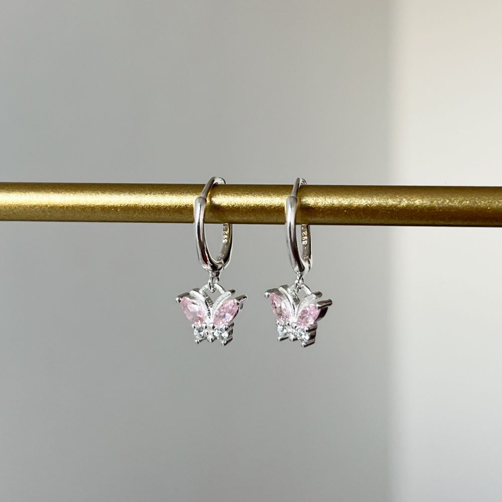 Argollas Huggies Mariposa 11mm