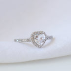 Anillo Corazón Blanco