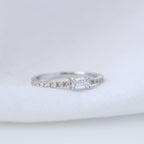 Anillo Circón Cuadrado