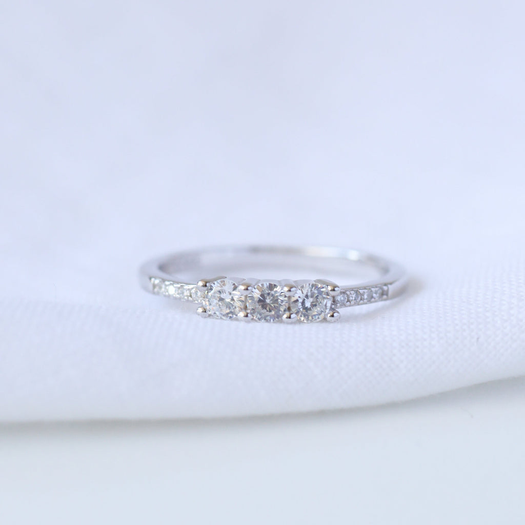 Anillo Triple Circón