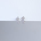 Argollas Corona de Flores 13mm