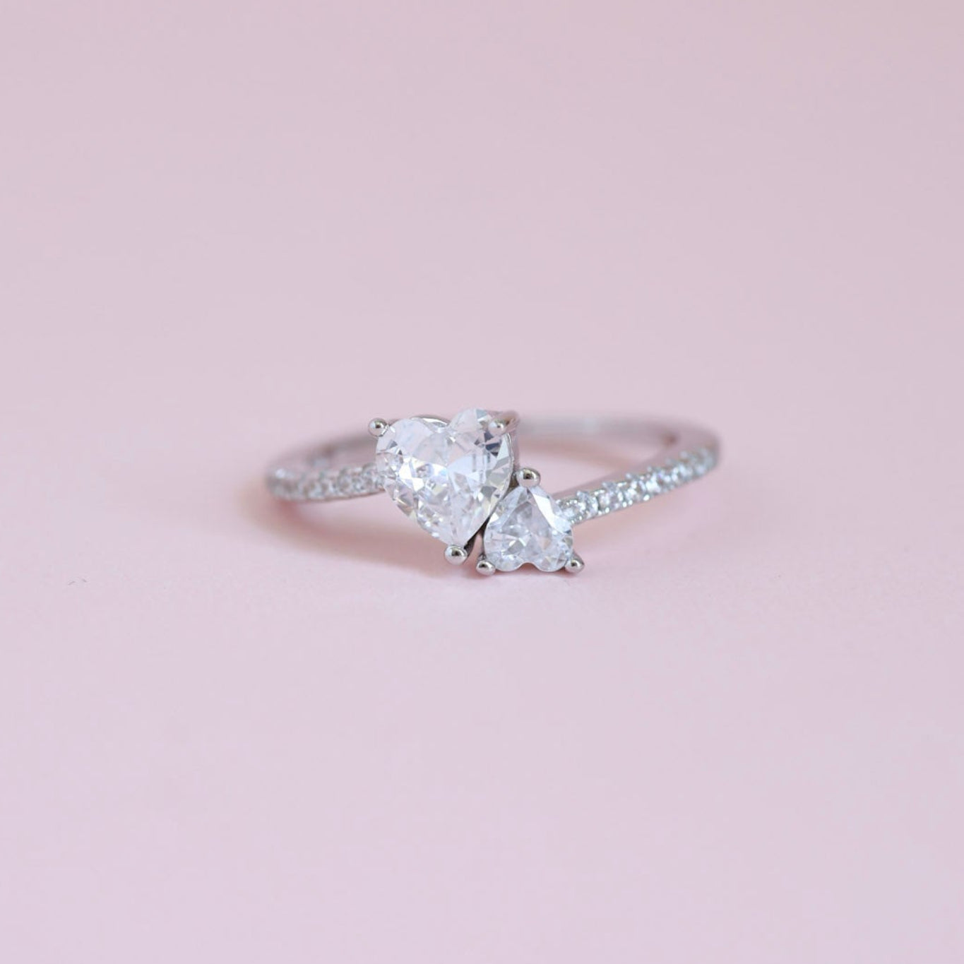 Anillo Doble Corazón