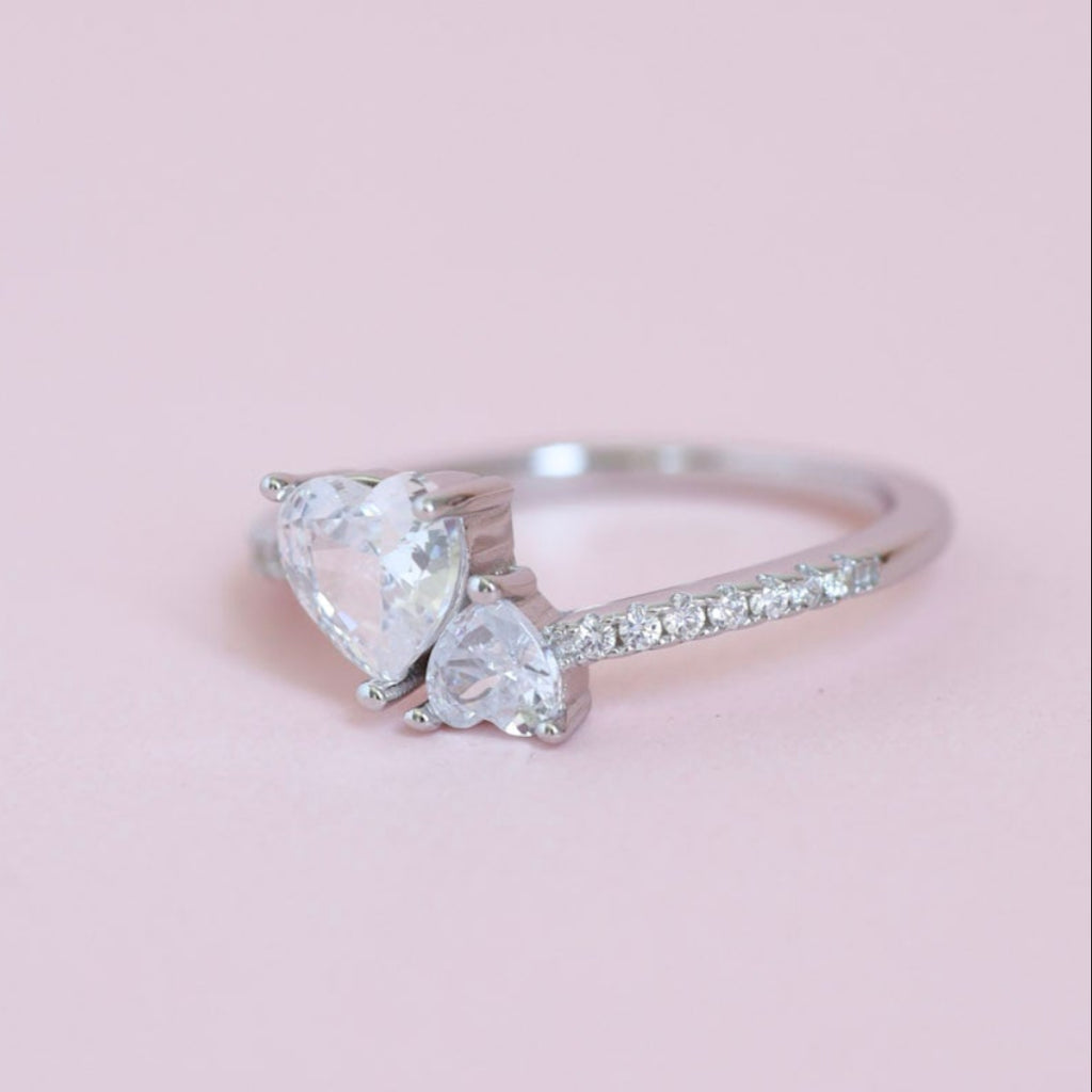 Anillo Doble Corazón
