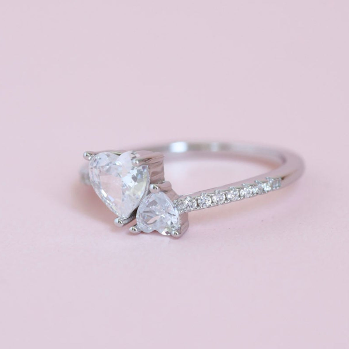 Anillo Doble Corazón