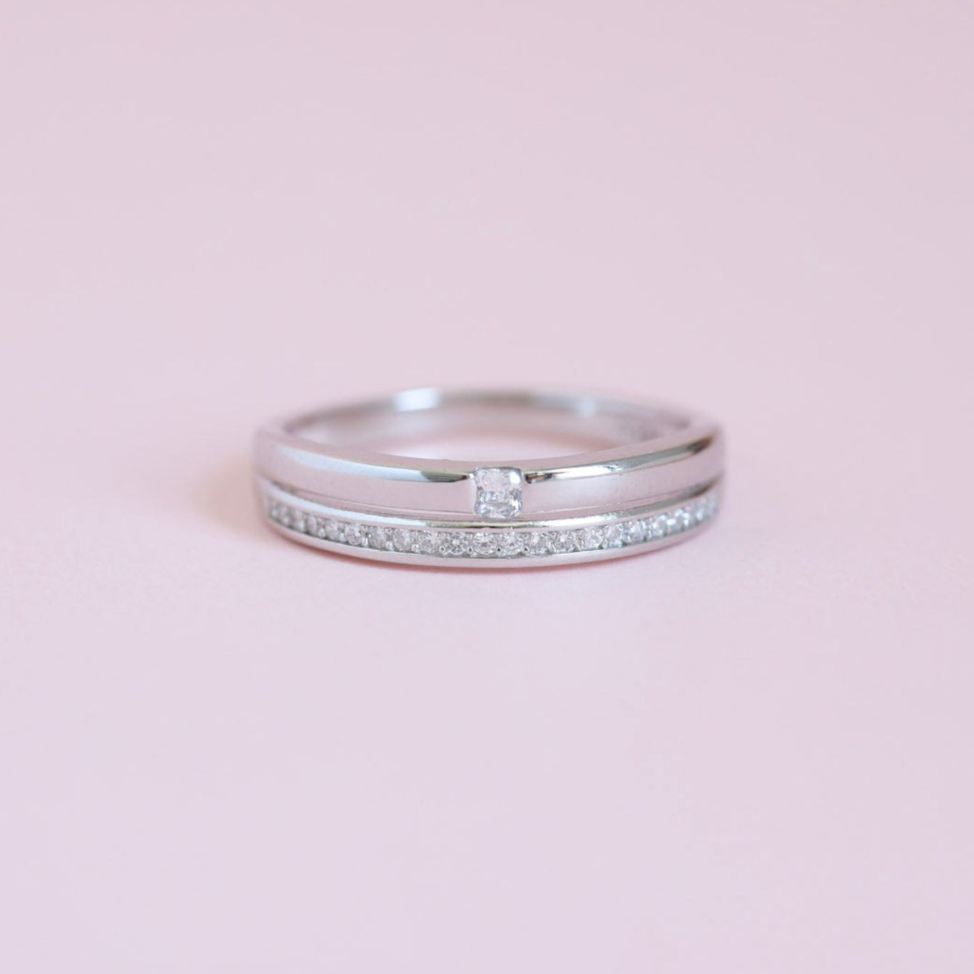 Anillo Cintillo Doble