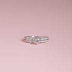 Anillo Doble Solitario