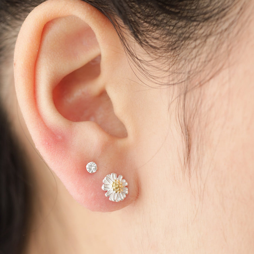 Aros Margarita Plata 925