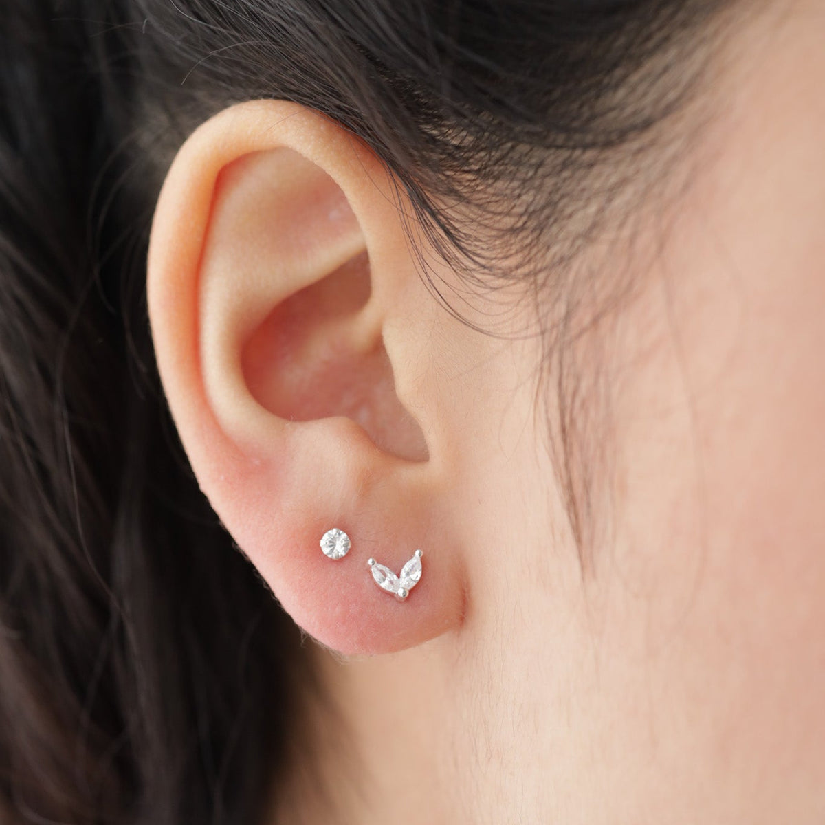Aros Hojita Plata 925