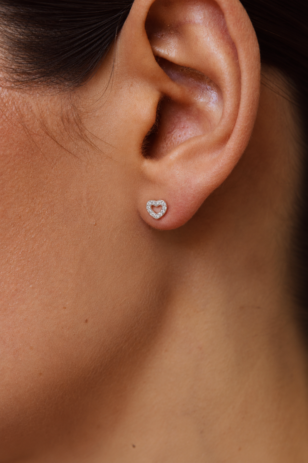 Aros Corazon Plata 925